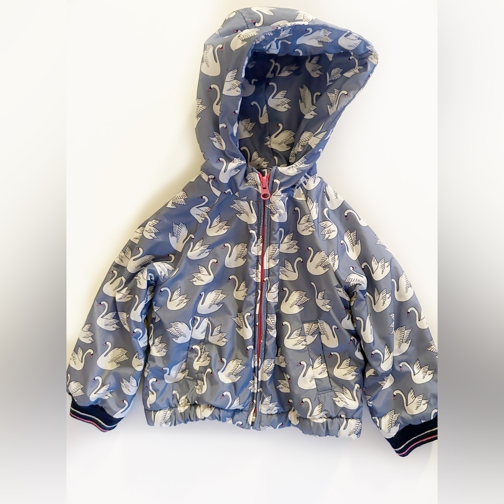 EUC Baby Gap Swan Jacket 🦢